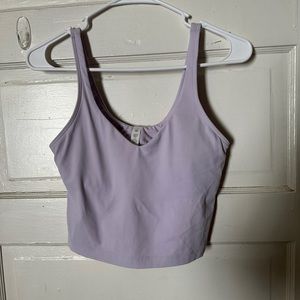 LULULEMON Align Cropped Tank in Faint Lavender Size 6